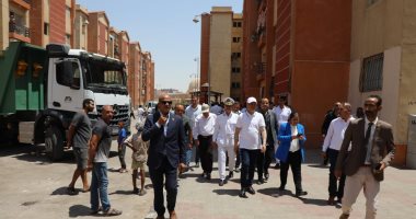 محافظ القاهرة يتفقد مدينة معا بالسلام لمتابعة رفع الإشغالات