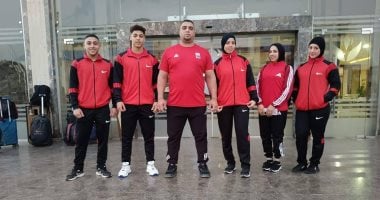 عبير مصطفى وصادق محمود يخوضان منافسات بطولة أفريقيا لرفع الأثقال بأكرا بعثة الأثقال