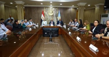 محافظ كفر الشيخ يبحث مع وفد "الفاو" تعزيز الزراعة الذكية مناخيا