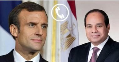 الرئيس عبد الفتاح السيسي و إيمانويل ماكرون