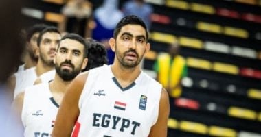 عمر طارق لاعب منتخب مصر لكرة السلة