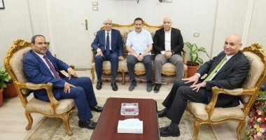 محافظ المنوفية ونائبه يستقبلان رئيس الجامعة لتعزيز التعاون بعدد من الملفات