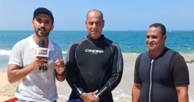 لقاء مع عدد من الآثاريين بعد غطسهم واستخراج الآثار الغارقة بالإسكندرية.. فيديو