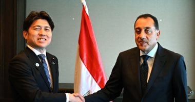 رئيس الوزراء يلتقى وزير الأراضى والبنية التحتية والسياحة والنقل الياباني رئيس الوزراء يلتقى وزير الأراضي والبنية التحتية والسياحة والنقل الياباني