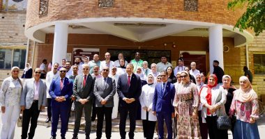 رئيس هيئة الاعتماد والرقابة الصحية يتفقد مستشفى رأس التين العام بالإسكندرية