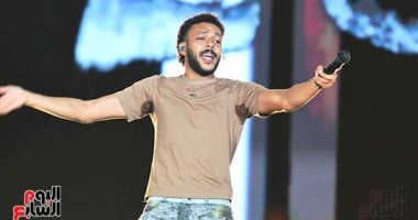 ويجز يشعل حفل مهرجان العلمين بأغنية "خسرت الشعب".. صور ويجز