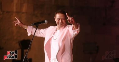 مدحت صالح من مهرجان القلعة: أجمل يوم فى السنة اللى باجى فيه هنا