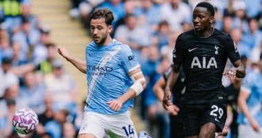 مان سيتي يسقط أمام توتنهام بثنائية ويتلقى أول هزيمة في الدوري الإنجليزي مباراة مان سيتي ضد توتنهام