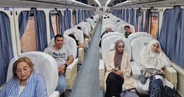 خدمة Premium الجديدة بالسكة الحديد كاملة العدد لليوم الثاني.. فيديو