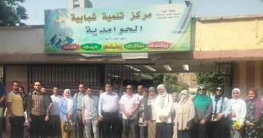 جامعة القاهرة تطلق قافلة تنموية شاملة بالحوامدية بالتعاون مع التحالف الوطنى جانب من القافلة