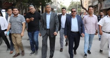 محافظ الجيزة يعاين المسارات البديلة لشارع ضياء لإجراء تحويلات مرورية