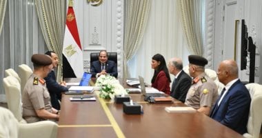 الرئيس السيسى يوجه بتعزيز الاعتماد على التكنولوجيا الحديثة والإدارة الذكية للمياه الرئيس عبد الفتاح السيسي
