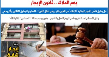 هل يُطبق قاضى الأمور الوقتية "الإخلاء" من العين بآثر رجعى لغلقها؟.. برلماني