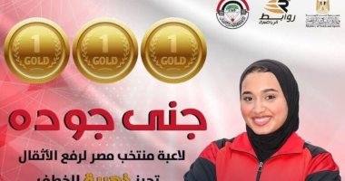 جامعة حلوان: إنجاز ذهبي للطالبة جنى جودة في بطولة أفريقيا لرفع الأثقال