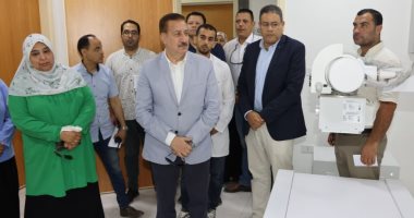 محافظ المنوفية يتابع منظومة العمل بمستشفى الشهداء العام