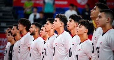 فوز شباب الطائرة أمام تركيا فى بطولة العالم تحت 21 عاما منتخب شباب الطائرة