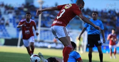 غزل المحلة يفرض التعادل السلبي على الأهلي فى الشوط الأول.. صور الاهلى وغزل المحلة