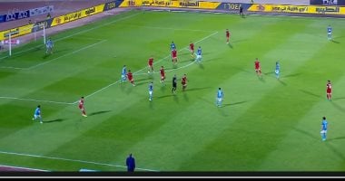 مودرن سبورت يحافظ على تقدمه 1-0 أمام بيراميدز فى الشوط الأول بالدورى بيراميدز ومودرن