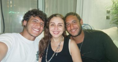 أنغام فى أحدث صور بعد عودتها إلى مصر بصحبة أبنائها أنغام