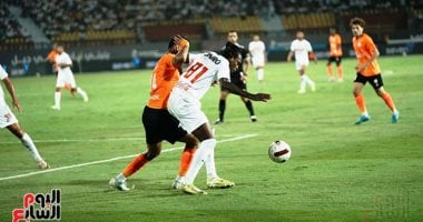 شوط أول سلبي بين الزمالك وفاركو بالدوري الزمالك وفاركو