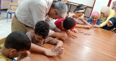 متحف كفر الشيخ: تنظيم أول ورشة للتشكيل بالصلصال للأطفال من كفيفى البصر