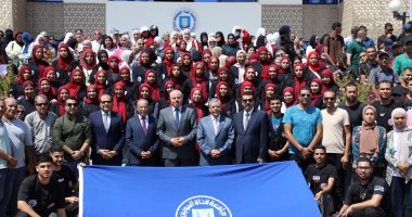 طلاب جامعة القناة يشاركون فى جولة الإعادة لانتخابات مجلس الشيوخ