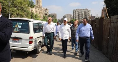 محافظ القاهرة: إزالة كافة الإشغالات المتواجدة أعلى كوبرى الليمون.. صور