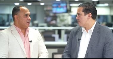 رامى سعد: ريبيرو أقل من تدريب الأهلي.. وبيراميدز ضحية الاحتفالات الأفريقية رامى سعد مع عمر الأيوبى فى تليفزيون اليوم السابع