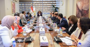 منال عوض تبحث مع وفد "الهابيتات" التعاون على مستوى الإدارة المحلية والبيئة