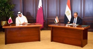 انعقاد أعمال الدورة السادسة للجنة العليا المصرية القطرية المشتركة بالعلمين جانب من اللقاء