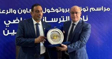 الترسانة يوقع عقد رعاية لمدة عام للتأمين على الرياضيين والأعضاء طارق سعيد حسانين رئيس نادي الترسانة