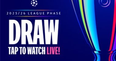 انطلاق حفل قرعة دوري أبطال أوروبا.. بث مباشر والقناة الناقلة دوري أبطال أوروبا