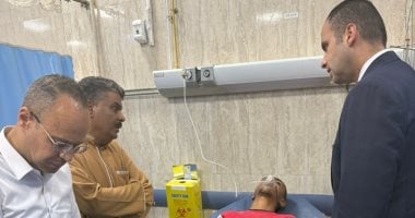 الصحة : 87 مصابًا فى حادث قطار مطروح غادروا مستشفى الضبعة ورأس الحكمة بعد العلاج نائب وزير الصحة يزور مصابى قطار مطروح