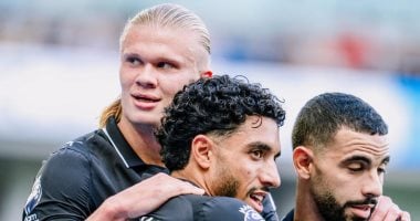 مرموش يصنع فى تفوق مانشستر سيتي على برايتون بالشوط الأول.. فيديو مانشستر سيتي