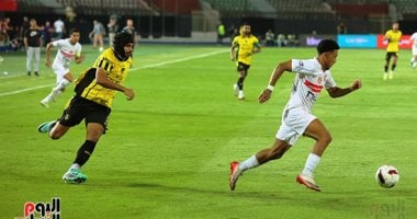 دجلة يضغط بحثا عن التعادل والزمالك يتراجع بعد 30 دقيقة.. صور الزمالك ودجلة