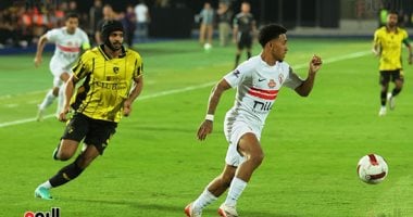 دجلة يتعادل مع الزمالك 1 - 1 فى الدقيقة 60 دقيقة.. صور الزمالك ودجلة