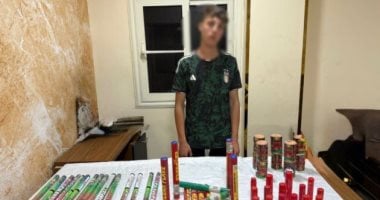من السوشيال إلى التحقيق.. الكشف عن مروج ألعاب نارية فى الشرقية المتهم والألعاب النارية المضبوطة