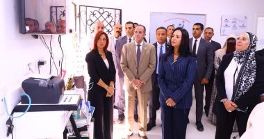 وزيرة التضامن تتفقد مكتب تأهيل حلوان وتتابع الخدمات المقدمة للأشخاص ذوي الإعاقة وزيرة التضامن الاجتماعي تتفقد مكتب تأهيل حلوان