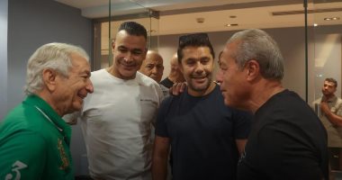 حلمي طولان والحضري وأحمد حسن مع الدراندلي 