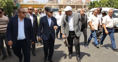 محافظ كفر الشيخ يتفقد أعمال رصف شارع الجيش بمدينة دسوق بطول 1.1 كم