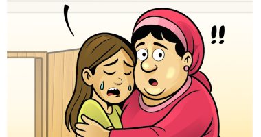 الخيانة الزوجية وغسيل الأموال على طريقة التيك توكرز بكاريكاتير اليوم السابع