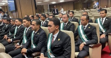 بدء مراسم حلف يمين أعضاء هيئة قضايا الدولة الجدد بوزارة العدل بدء مراسم حلف يمين أعضاء هيئة قضايا الدولة الجدد