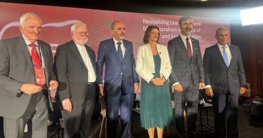 وزير الخارجية: غياب الدبلوماسية والحوار ساهم فى اتساع رقعة الصراعات جانب من الجلسة النقاشية