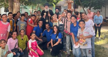 الكنيسة تنظم كرنفال الطفولة بكنيسة الشهيد مارجرجس بنزلة عبيد فى المنيا