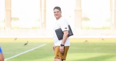 شاهد الظهور الأول لـ أيمن الرمادى وجهازه الفنى فى مران البنك الأهلى أيمن الرمادى