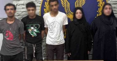القبض على تشكيل خماسي يروّج المخدرات في المطرية المتهمون