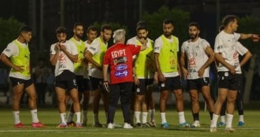 منتخب مصر المشارك فى كأس العرب يواصل الاستعداد لتونس منتخب مصر الثاني