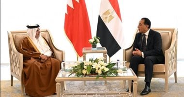 تغطية من تلفزيون اليوم السابع لتفاصيل البيان المصرى - البحرينى المشترك جانب من التغطية