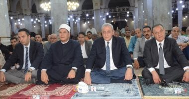 محافظ الغربية يشهد الاحتفال بالمولد النبوى بالمسجد الأحمدى فى طنطا