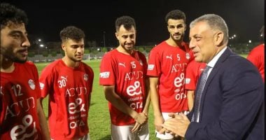 محافظ الإسماعيلية يزور منتخب مصر المشارك فى كأس العرب محافظ الإسماعيلية يزور منتخب مصر